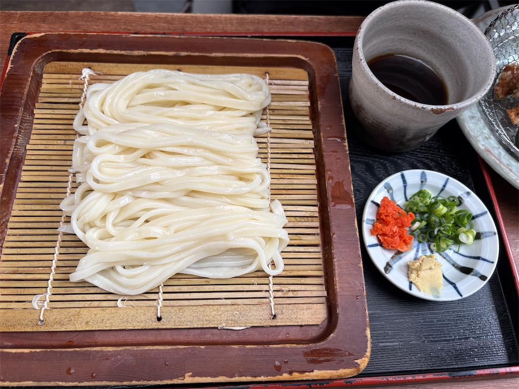 激旨！ ざる&明太汁&鍋焼てん鍋&たいしゃ！！ 川福流手打ちうどん 川福＠中山寺店 - 旨い！ 美味い！ 上手い！ Uゥー！！