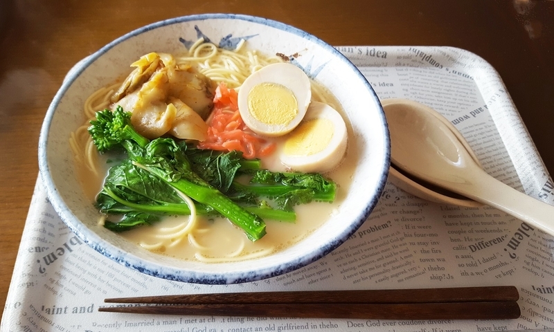 長浜ラーメン 菜の花ラーメン 菜の花パスタ ブログ引越し検討中 仮住まい