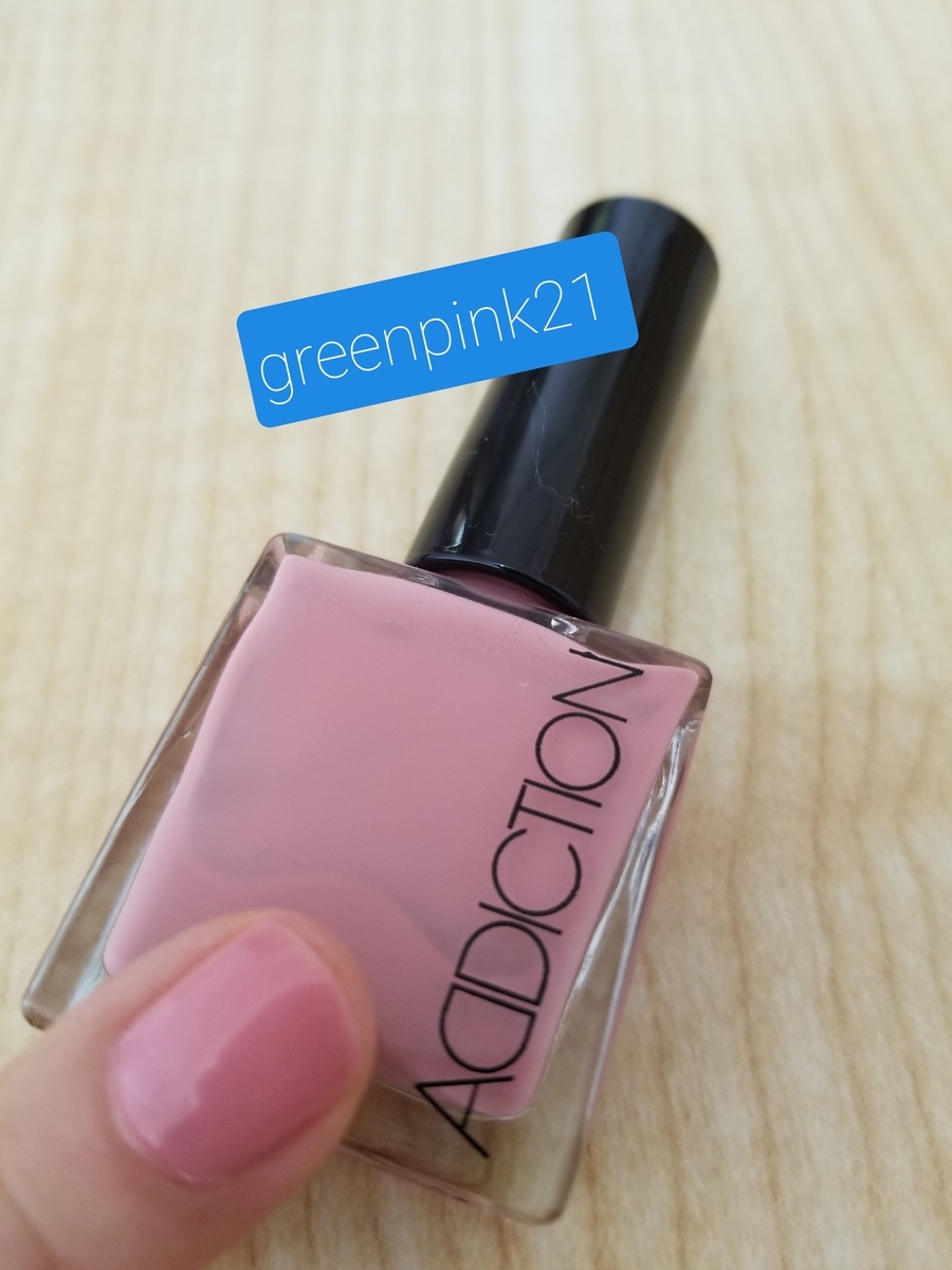 Addiction限定ネイルで仕上げてみる Greenpink21 S Diary
