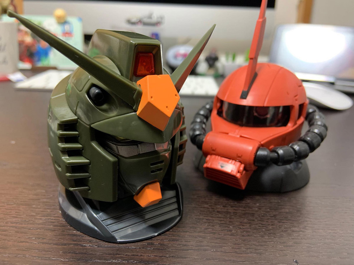 ガンダムヘッドを組み立てる ザクヘッドも 機動戦士ガンダム Exceed Model Gundam Head Nagoooya なごーーや ガンダムヘッドを組み立てる ザクヘッドも 機動戦士ガンダム Exceed Model Gundam Head Nagoooya なごーーや