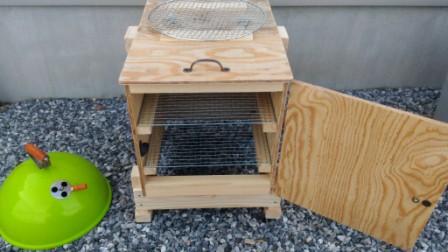 ベニヤ板で木製燻製器を自作 Ps Fun