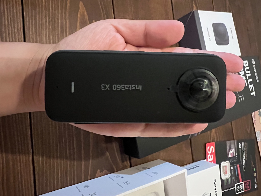 Insta360】X3で試し撮りをしてきたので軽くレビューします【360°カメラ