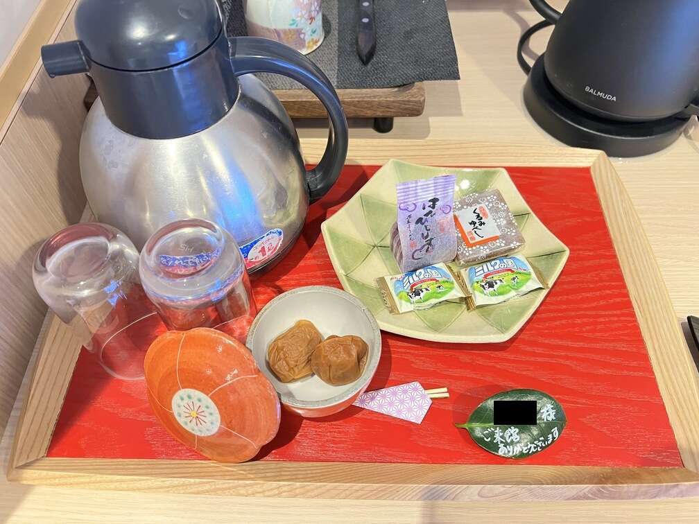 お部屋のおもてなし1