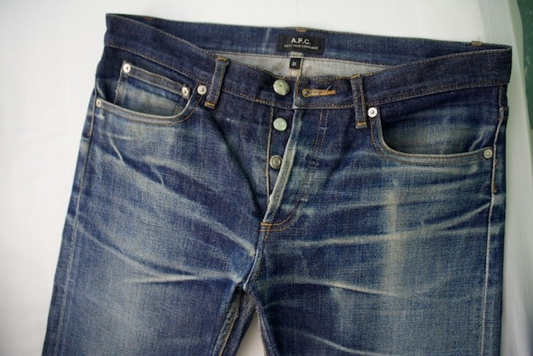 A.P.C. DENIM 色落ちサンプル - GSSMBOYの逆襲