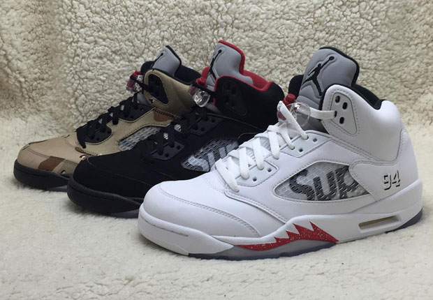 nike supreme jordan 5