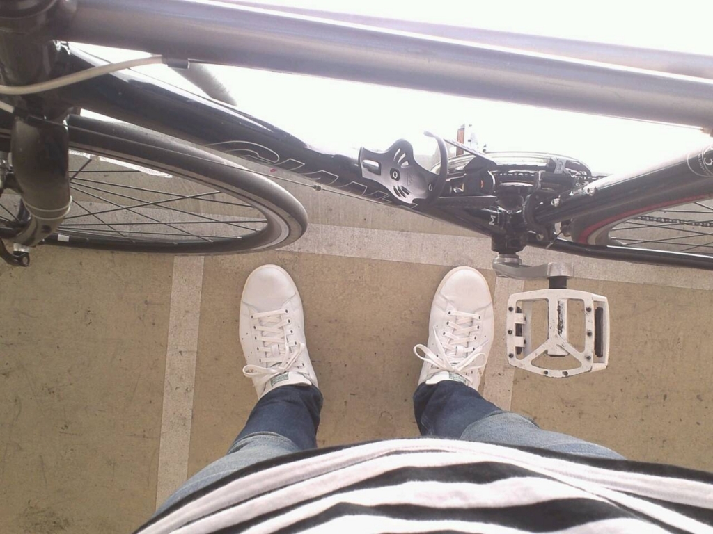 自転車とジーンズ