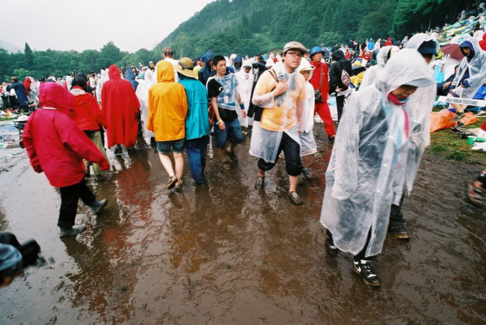 フジロックの雨