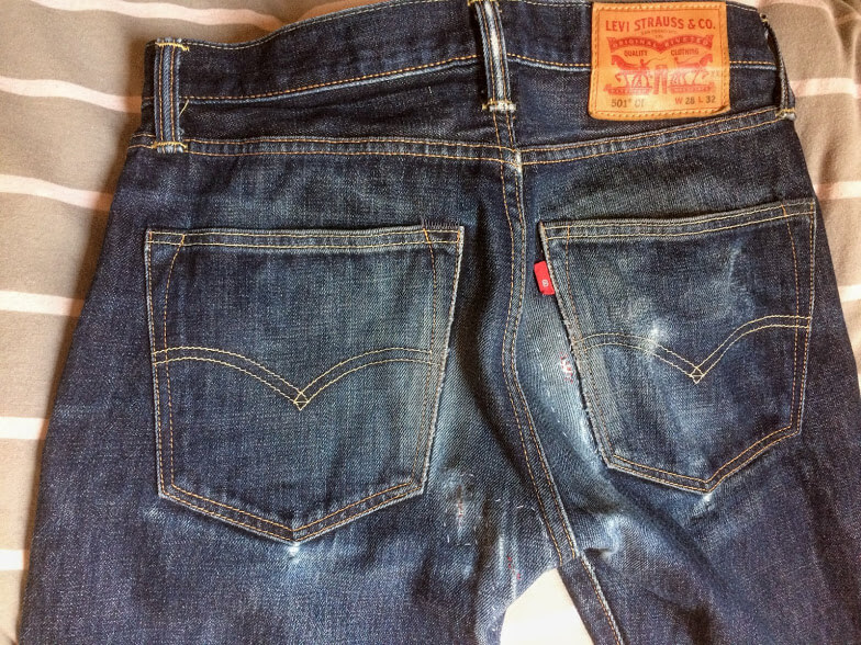 リーバイス 501CTの色落ち