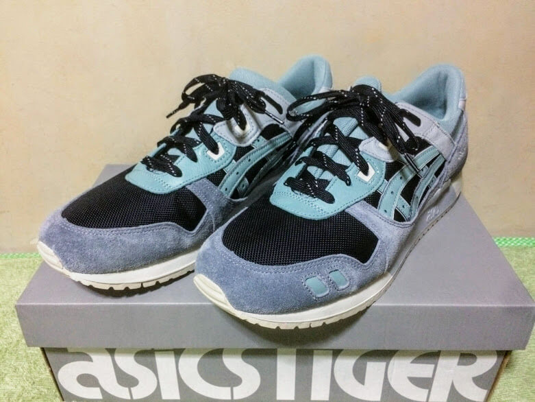 asicstiger gel-lyte3とgetabacoのシューレース