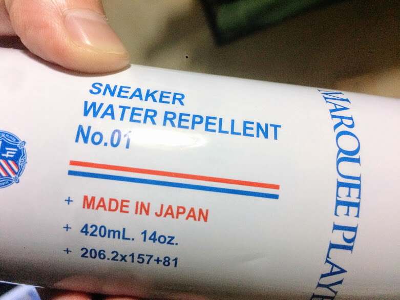 マーキープレイヤーの防水スプレー
