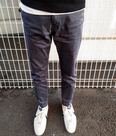 BEDWINのCHARLSのシルエット