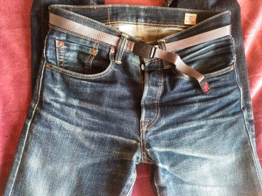 2年穿いたコーンデニムの501CT