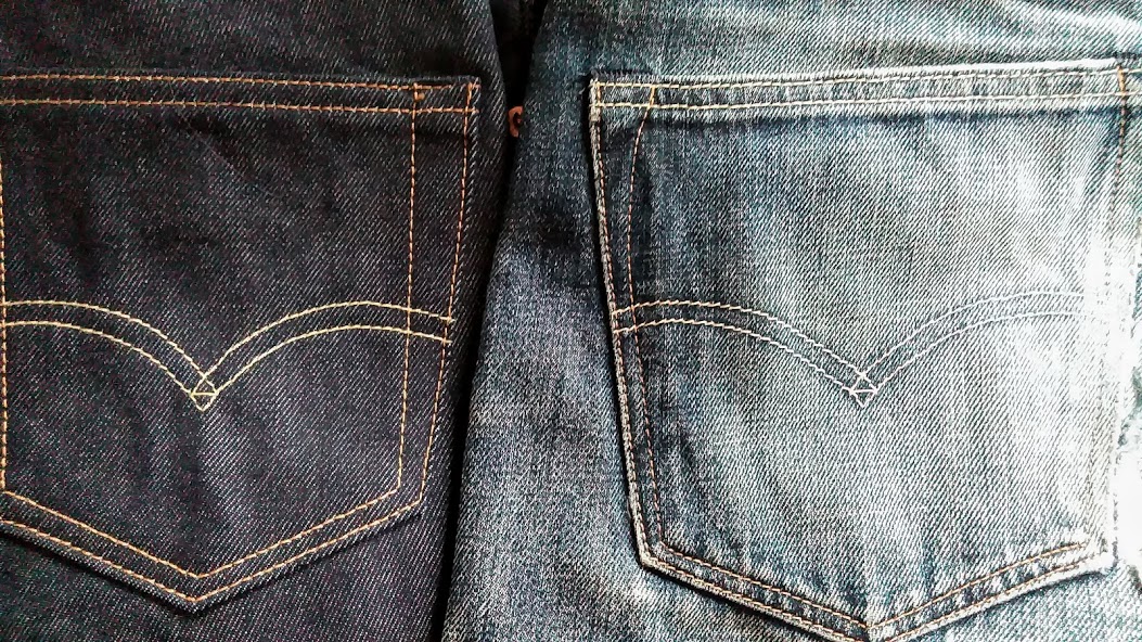501CTと511のバックポケット比較