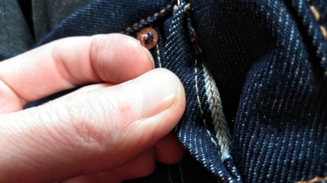Levi's 511 made in the usaのコインポケット