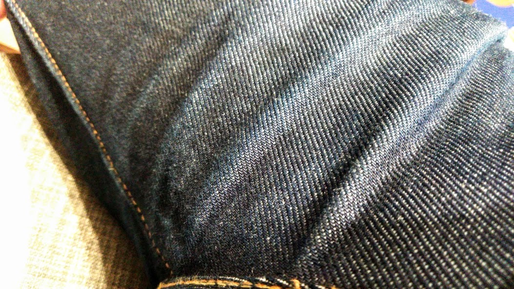 現行のリーバイス511メイドインザUSAの色落ち