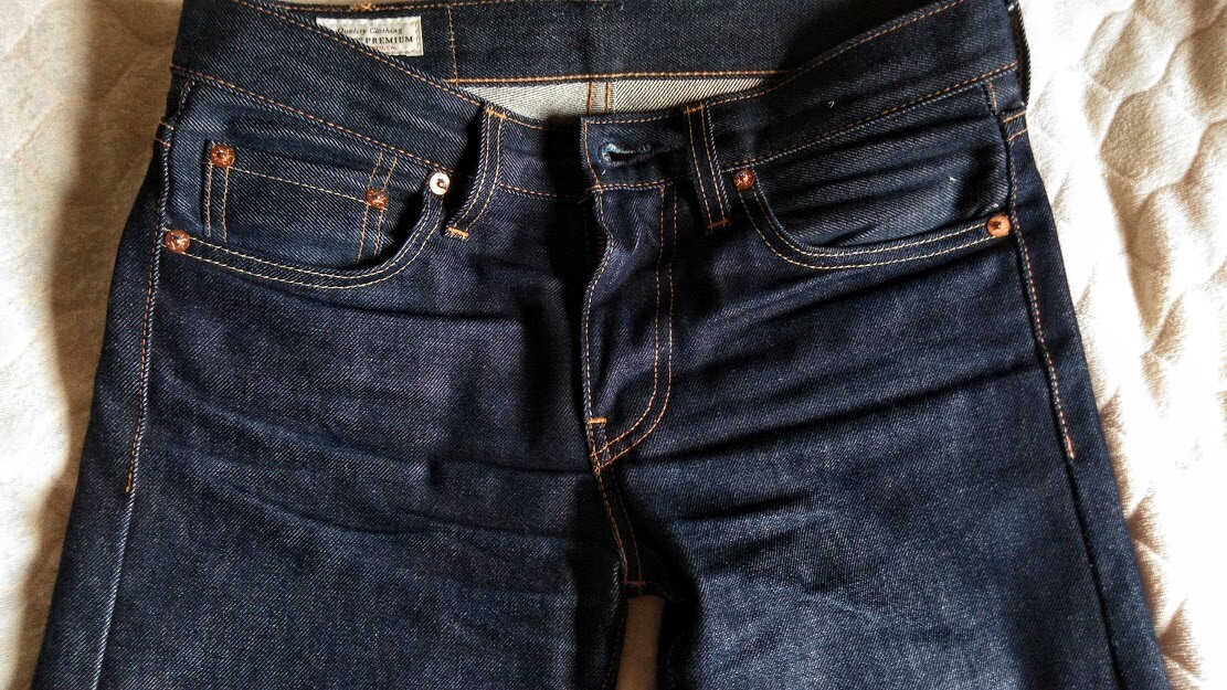 Levi's 511 made in the usaのヒゲ