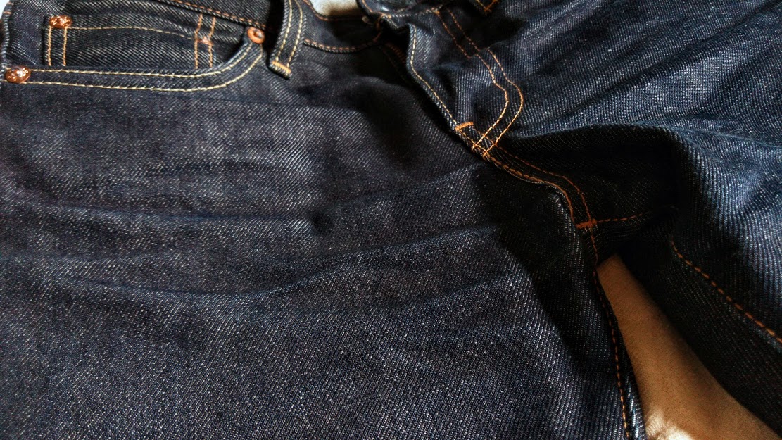 リーバイス511 made in the usaの生地アップ