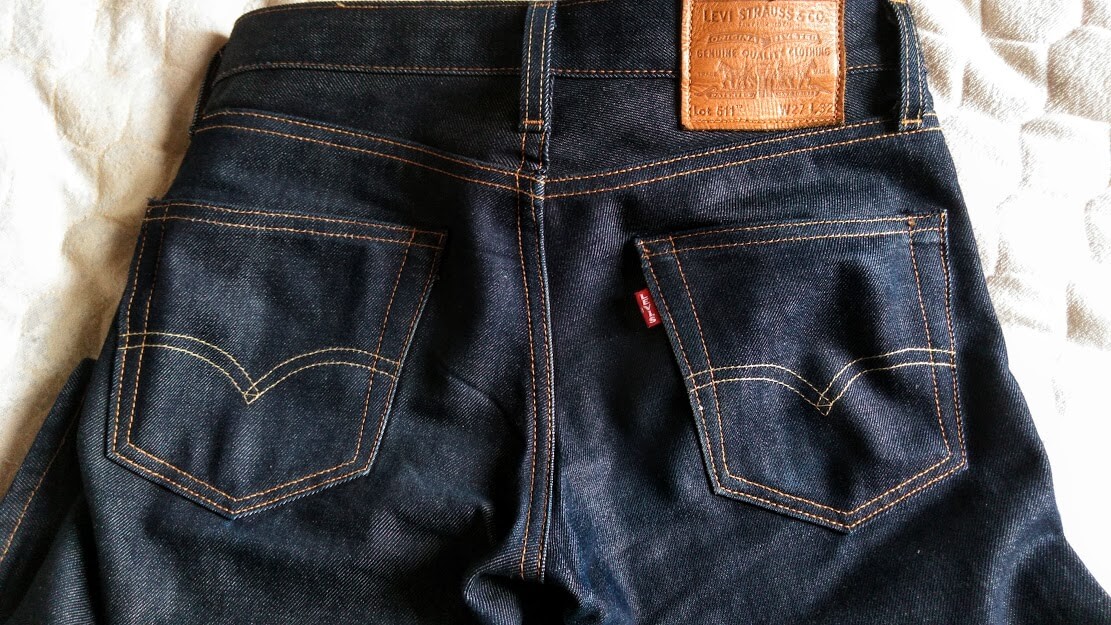 リーバイス511のバックショット