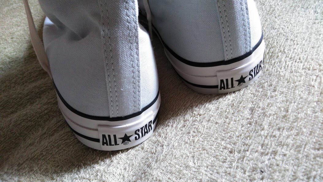 コンバース e.c.lab オールスターのヒールパッチ