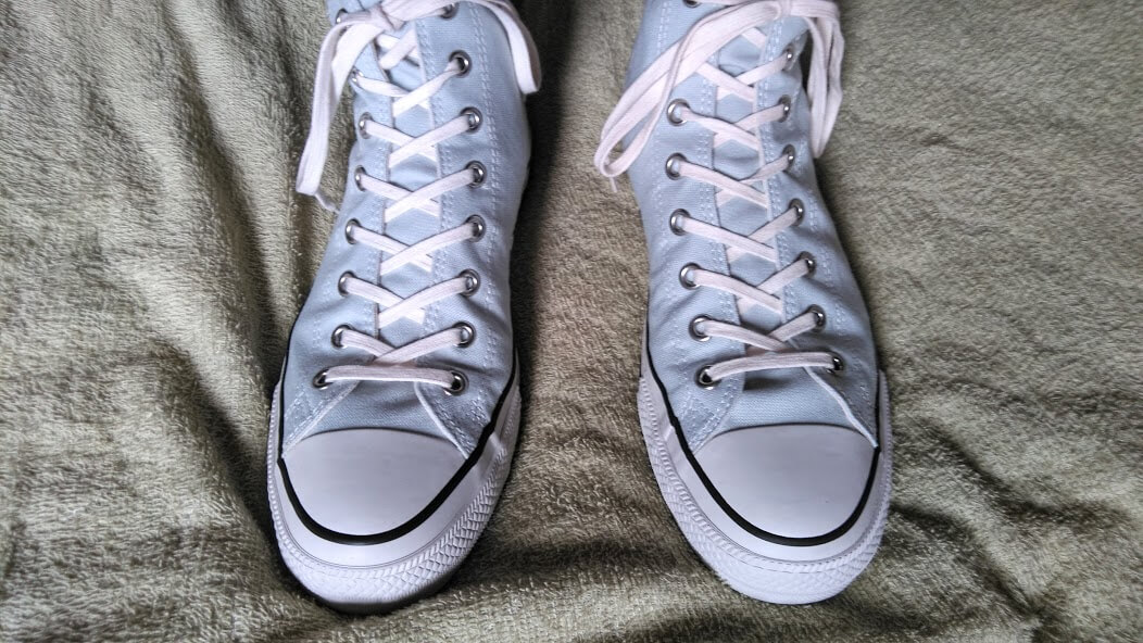 コンバース e.c.lab オールスターのシルエット