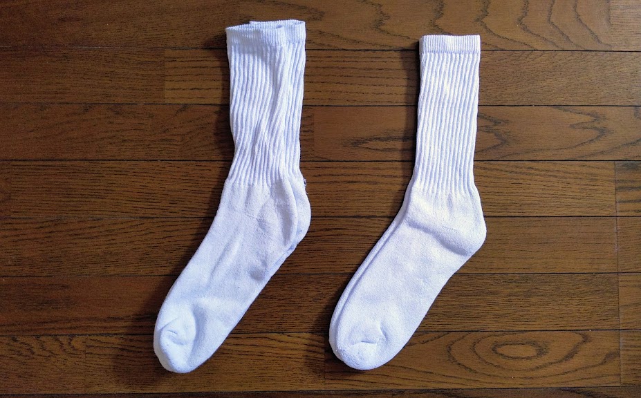 洗濯したrailroad sock