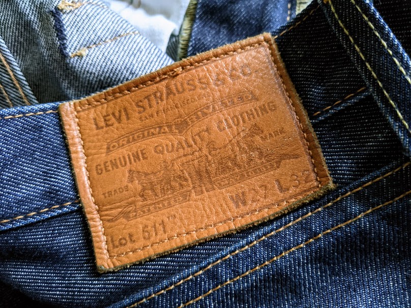 リーバイス511の革パッチ