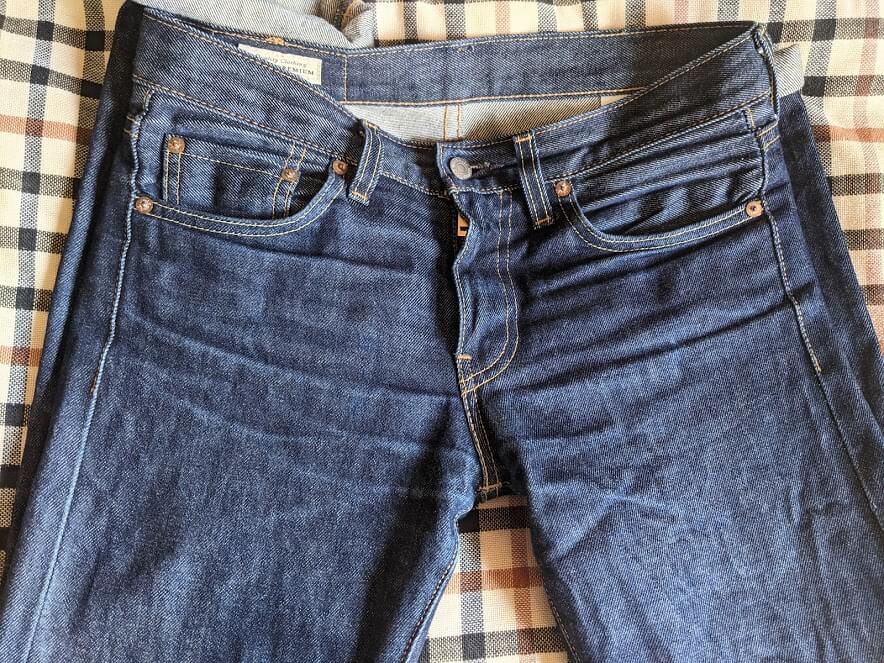 Levis 511 made in the usaの色落ち