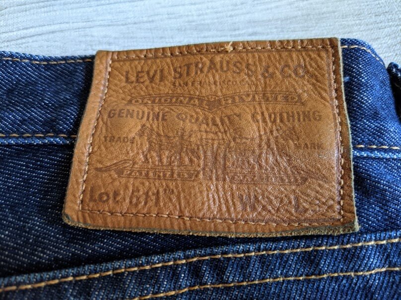 リーバイス511 made in the usaの革パッチ