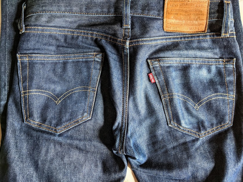 リーバイス511のバックポケット周辺