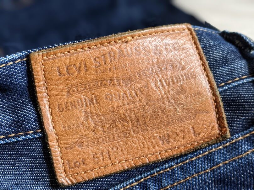 リーバイス511 made in the usaの革パッチ