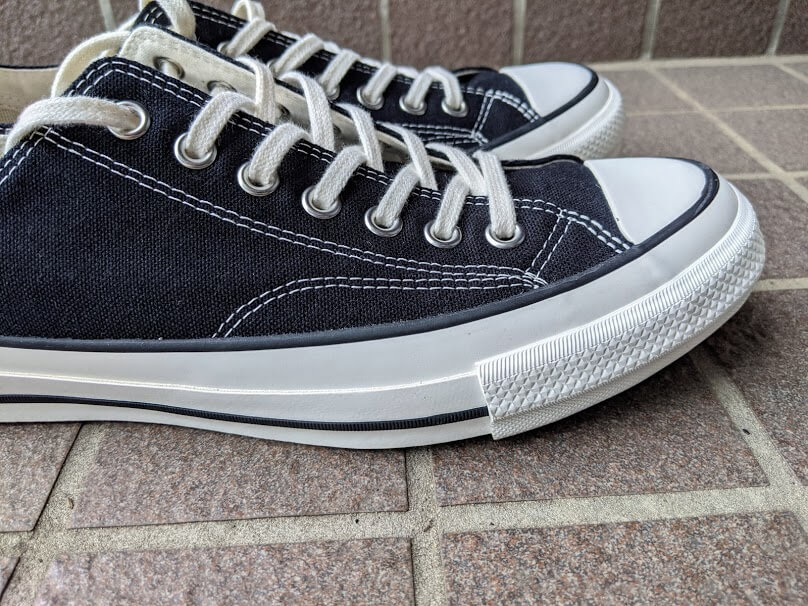 コンバースアディクトChuck Taylorのつま先