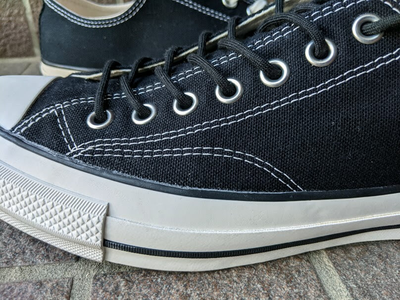 コンバースアディクトのサイドステッチ