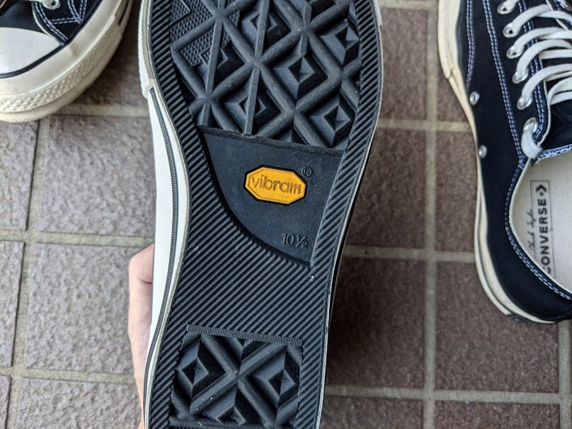 コンバースアディクトのアウトソール