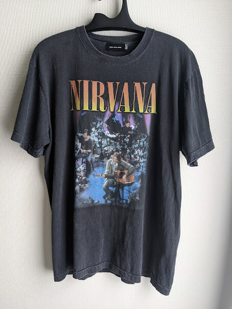 GOOD ROCK SPEED NIRVANA UNPLUGGEDのTシャツ