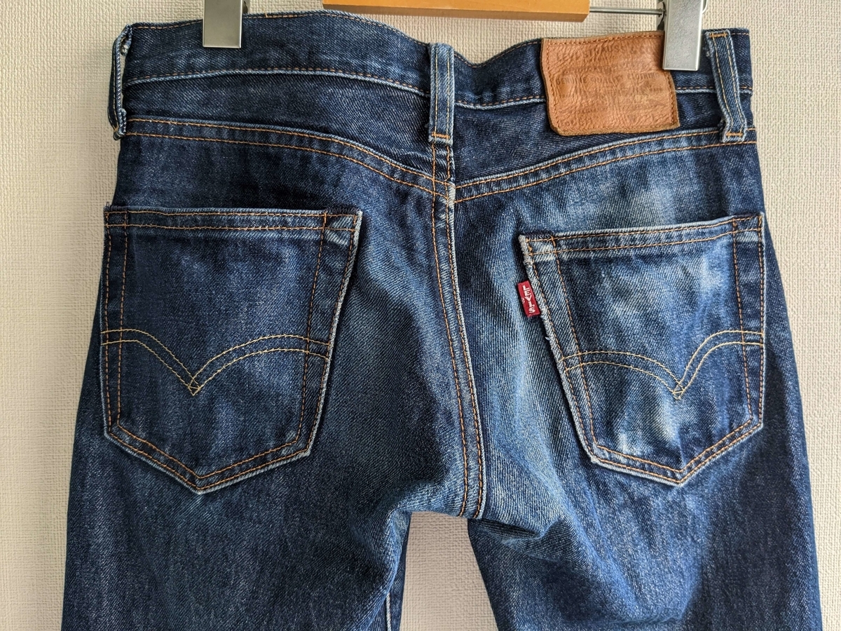 levis 511 made in the usaの色落ち