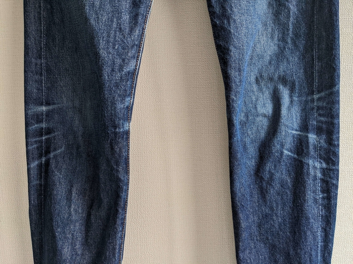 levis 511 made in the usaの膝