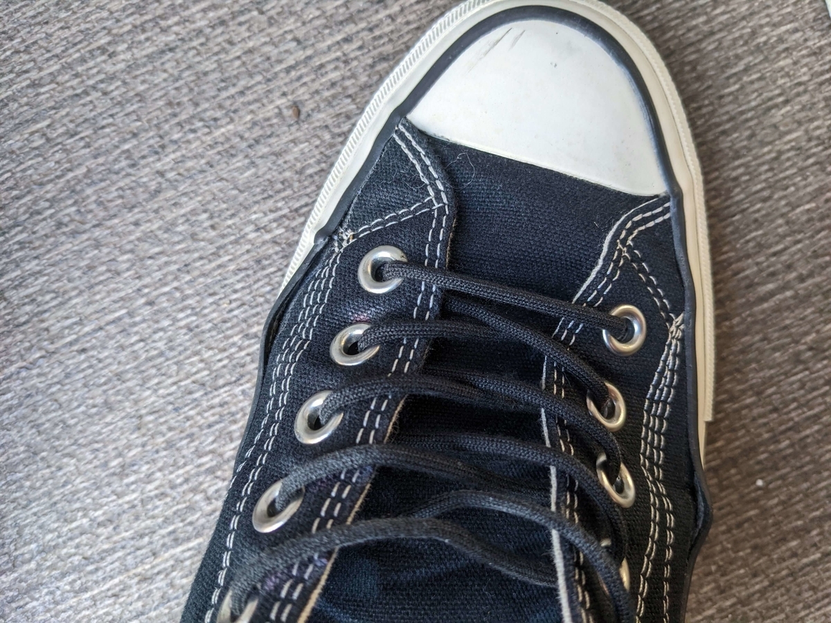 コンバースアディクトのダメージ