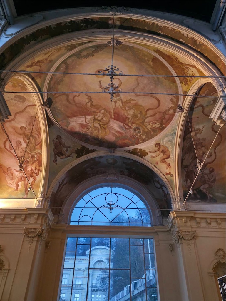 Maxim Gorky Colonnade fresco