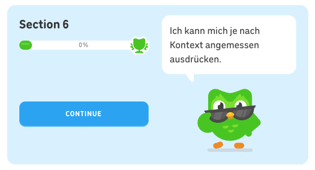 Duolingo German B2コース