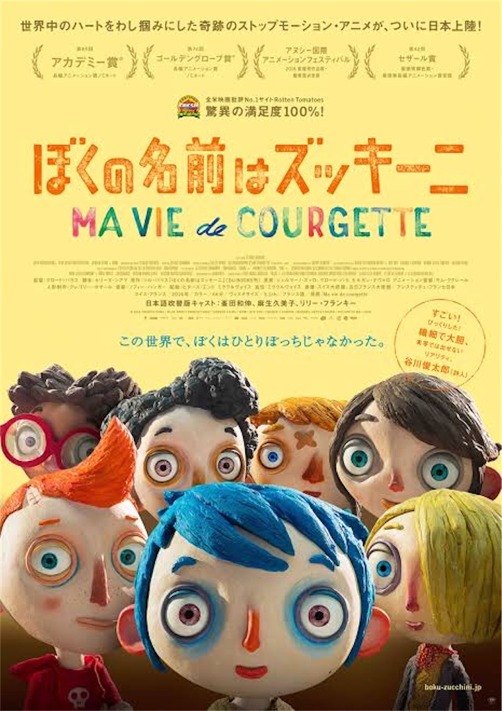 ぼくの名前はズッキーニ Ma Vie De Courgette 感想 I M Too Lazy To Stop Being Lazy