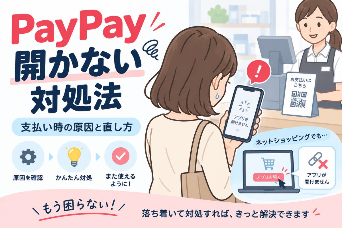 paypay 開け ない