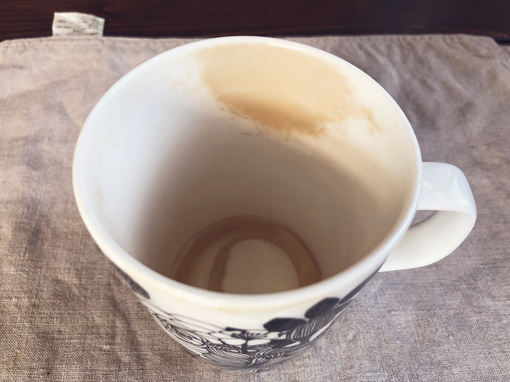 マグカップの茶渋落としに驚愕 Itomagoi