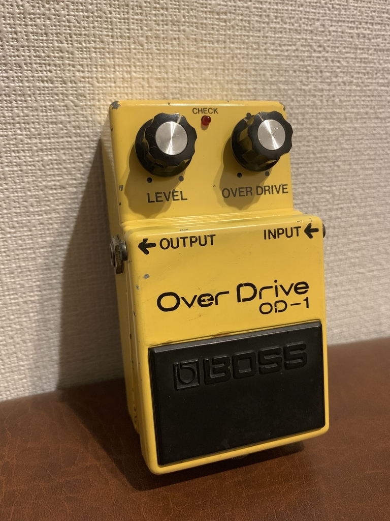 OD-1 BOSS 最初期型 RC3403ADB BOSS OD-1 レイセオンRC3403ADB】アンプの歪みを再現したかの