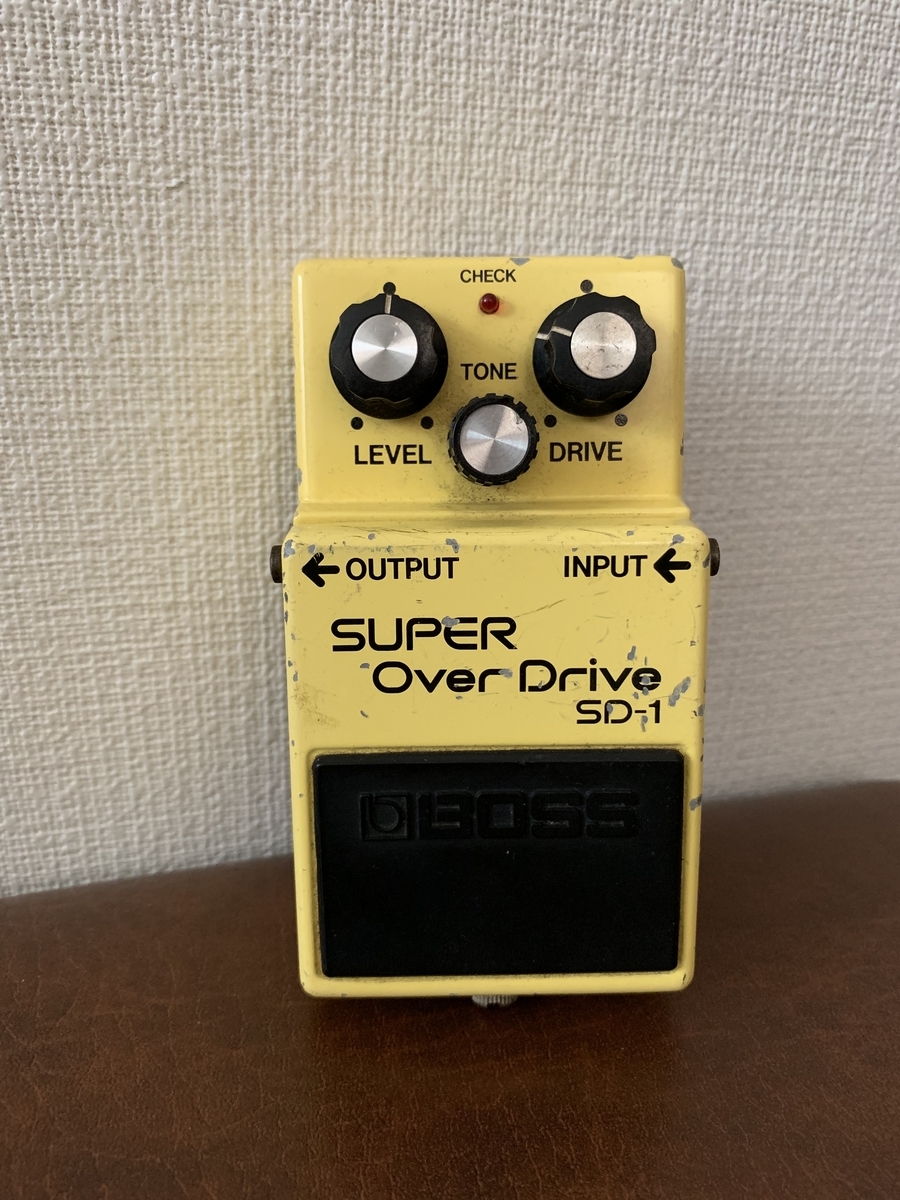 BOSS SD-1 日本製NEC4558C搭載 1981年 BOSS SD-1 1981 NEC 初期（ビンテージ/送料無料）【楽器検索