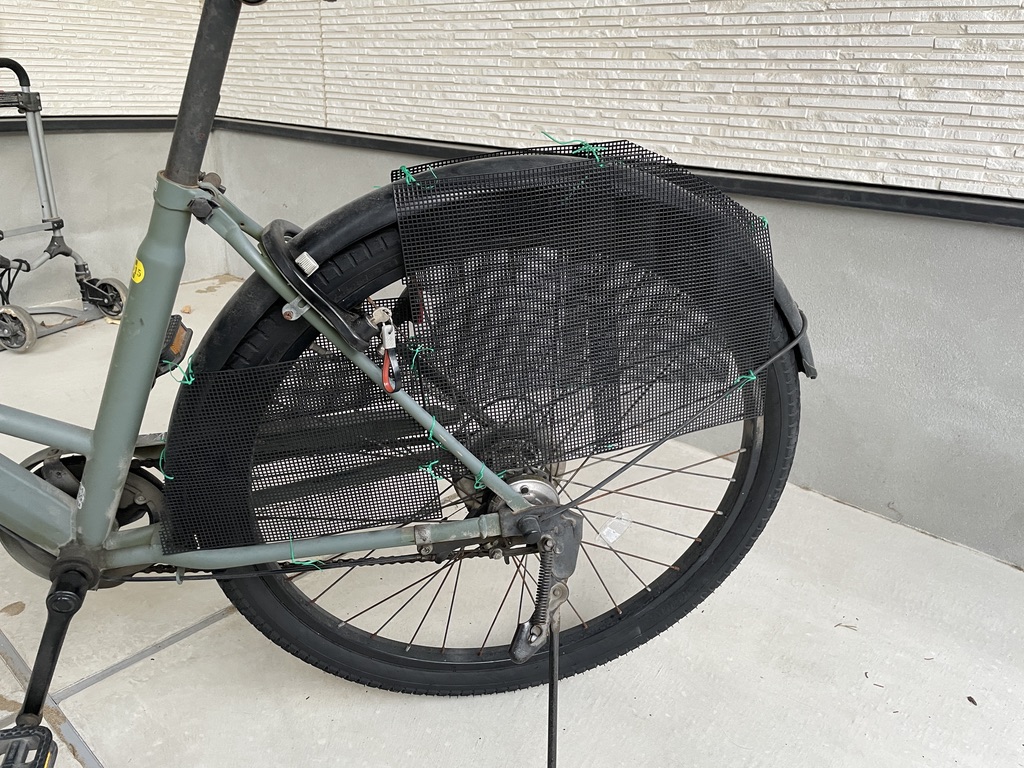 ロング コート で 自転車