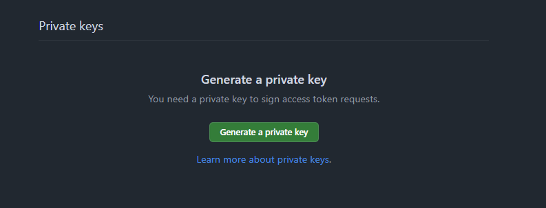 Private Keyが空とわかる