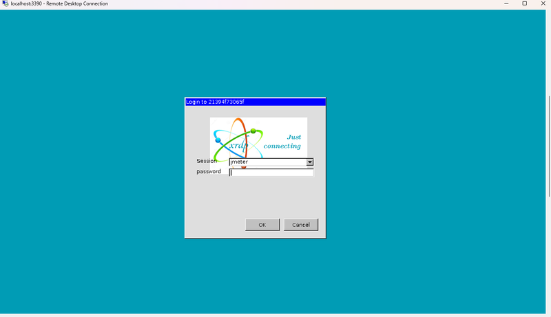 XServerログイン画面