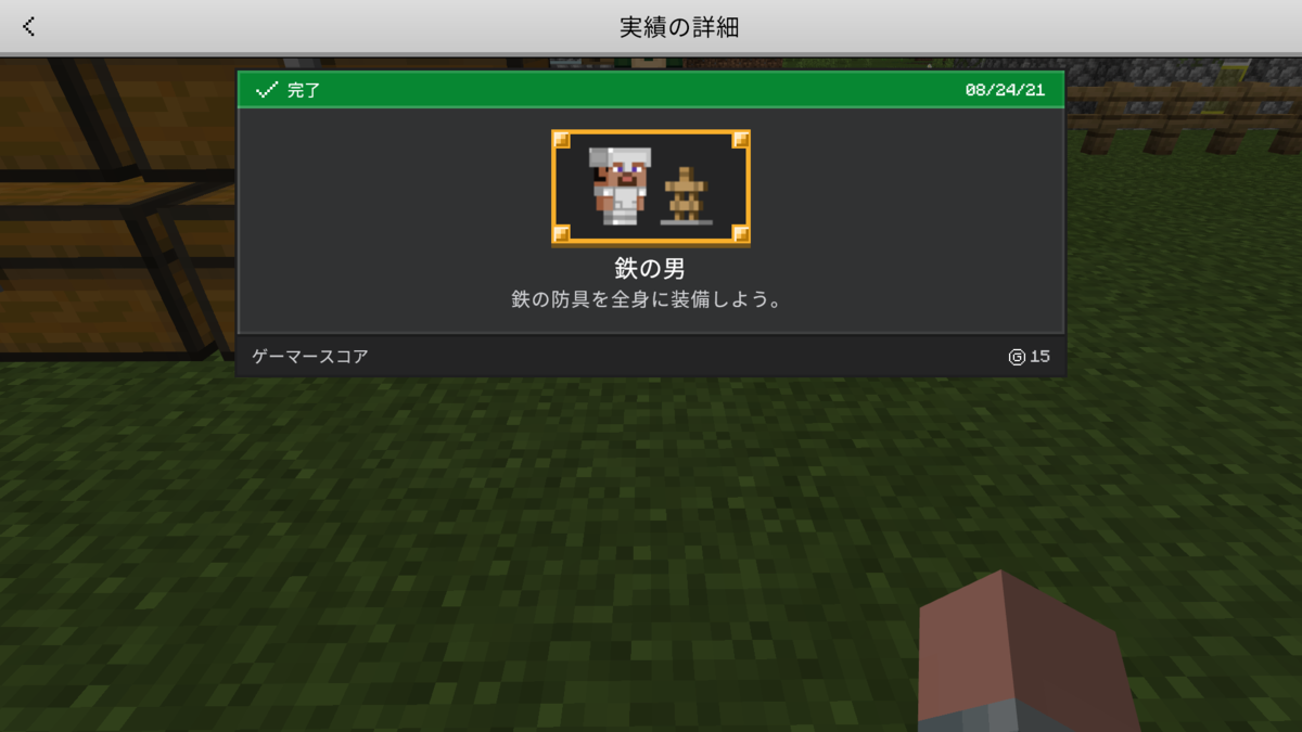 実績解除日記 ５ 装備関係の実績も解除 ぐりんごのマイクラブログ