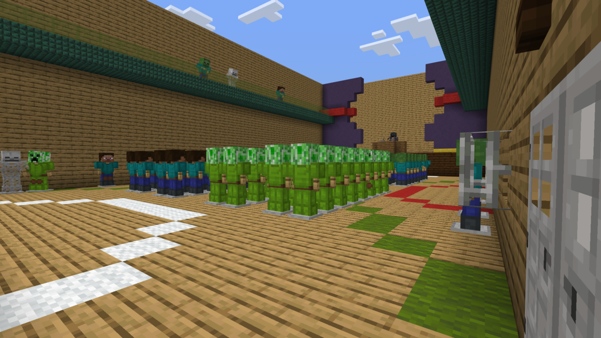 モンスター学校の全校集会 ぐりんごのマイクラブログ