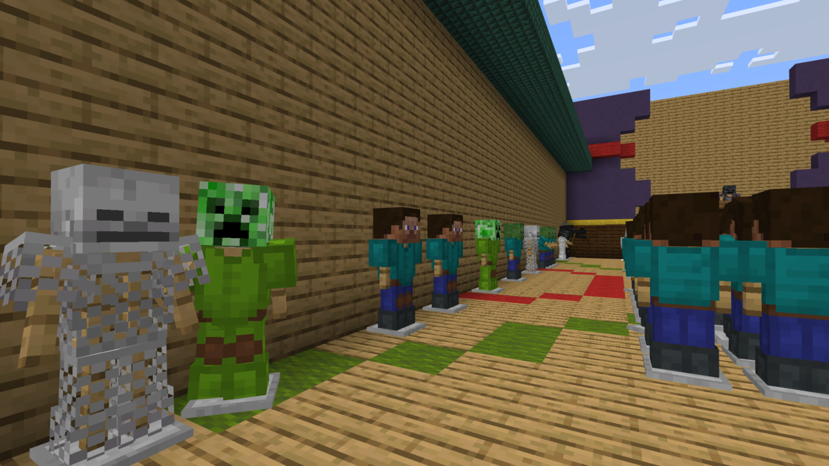 モンスター学校の全校集会 ぐりんごのマイクラブログ